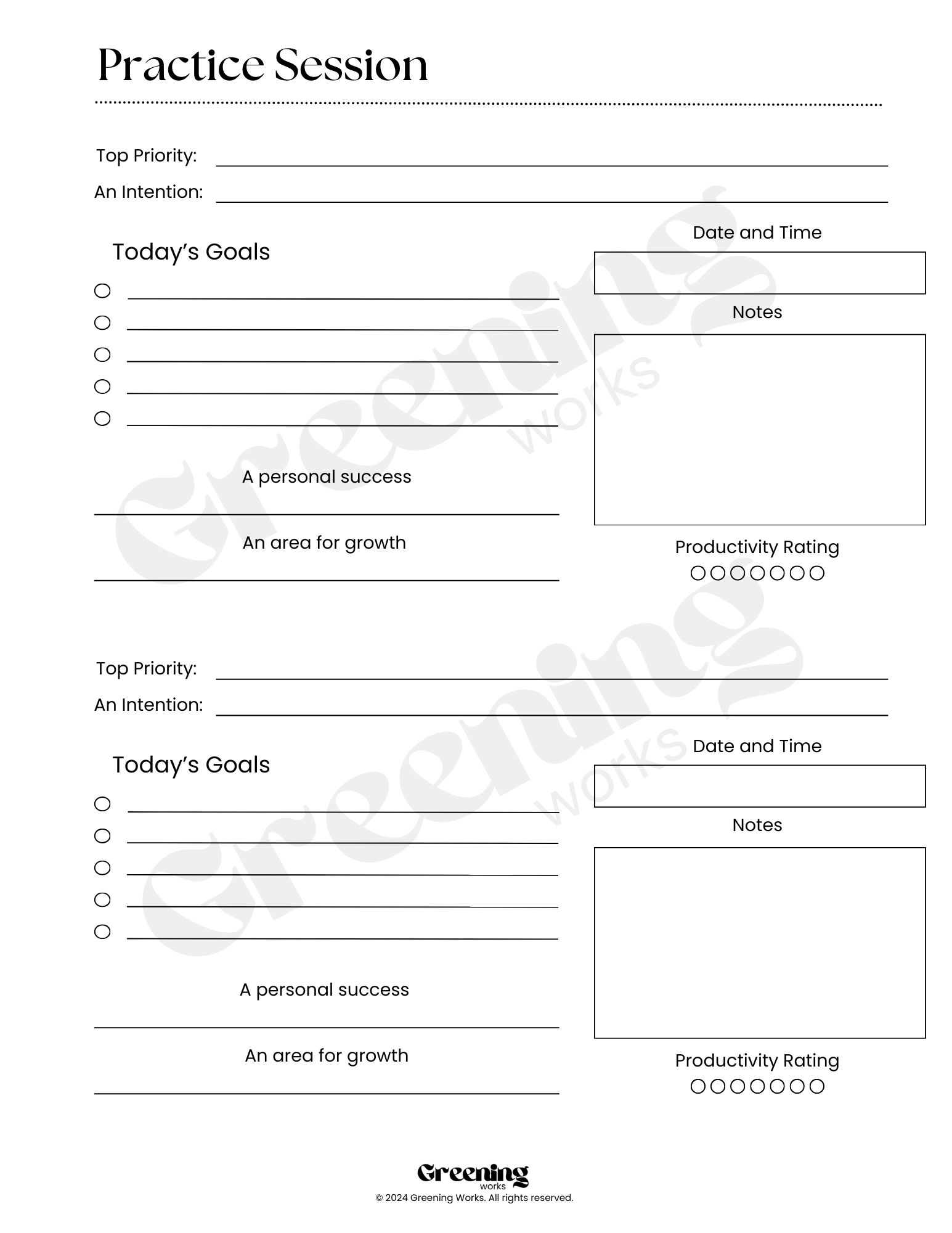 Music Study Planner
