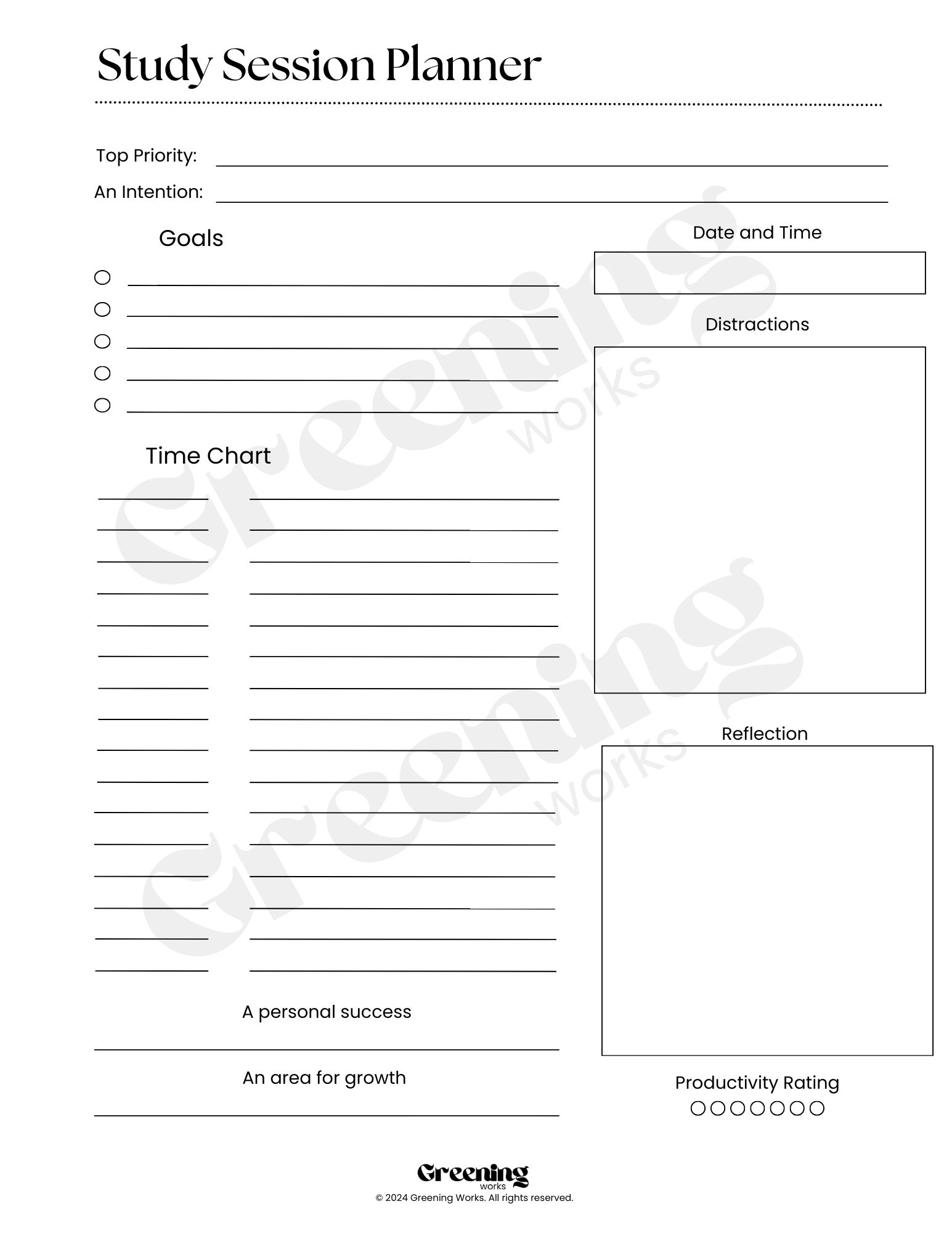 Study Session Planner